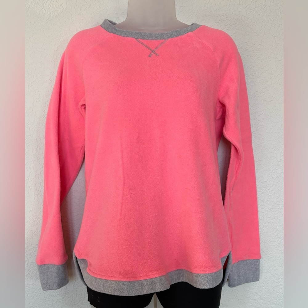 Cuddl Duds Pink Fleece Top